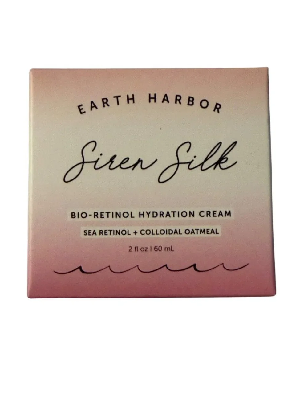 Earth Harbor Siren Silk Bio-Retinol Hydration Cream 2 oz 60 mL Sea Retinol Collo